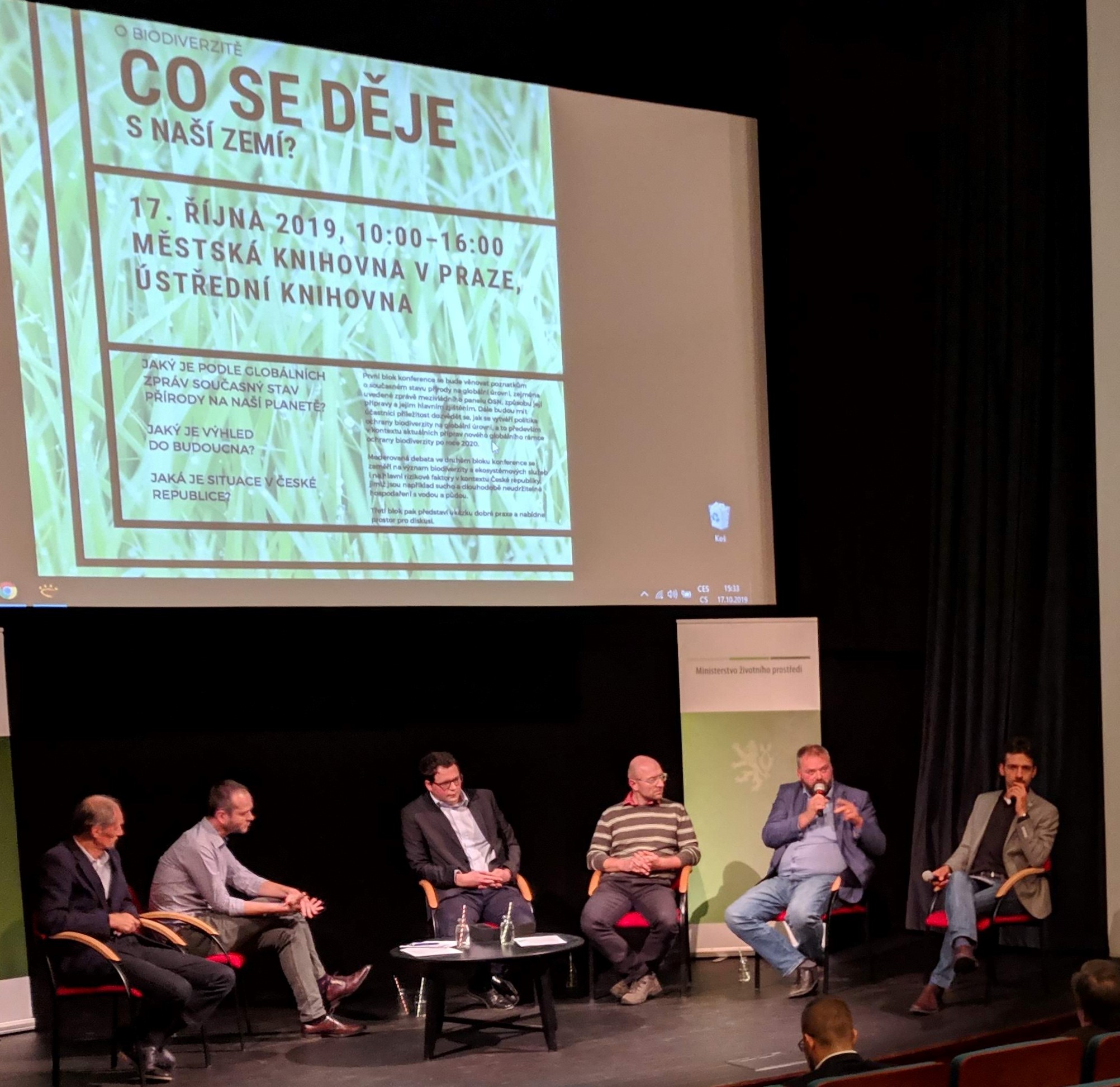 Panelová diskuse o budoucnosti zemědělství v ČR. Foto Jan Brojáč