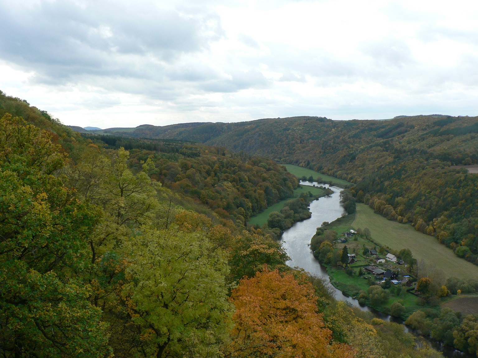 Berounka nad Rozvědčíkem. Foto Pavel Moucha