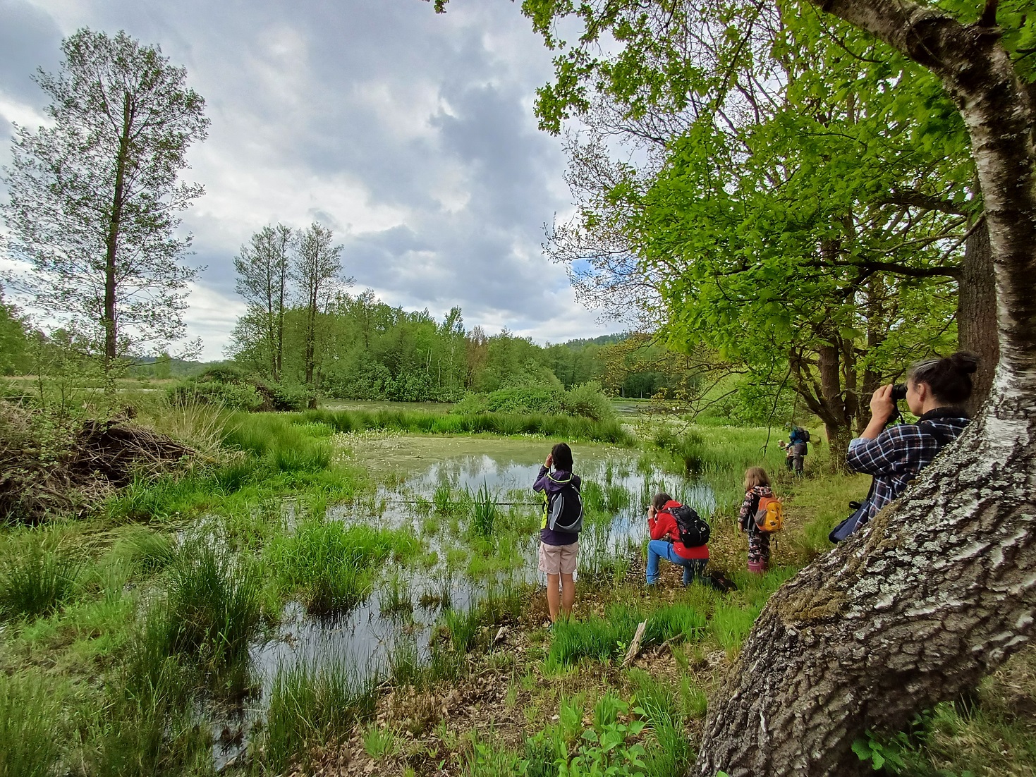Exkurze na vykoupené lokality (zde ptačí park Mnišské louky) jsou pro dárce nejen odměnou, ale především tou nejlepší zpětnou vazbou. Foto Lucie Hošková